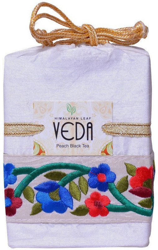 Veda Himalya Leaf Peach Black Tea Unflavoured Black Tea Pouch(100 g)