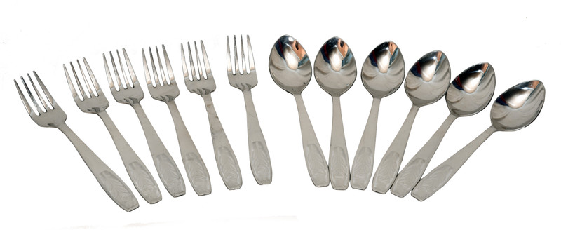 KUBER INDUSTRIES Stainless Steel Table Baby Spoon Set of 12 Pcs (16 Cm) (SP11) Steel Cutlery Set(Pack of 12)