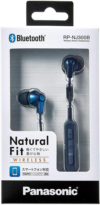 Panasonic RP-NJ300B-A Bluetooth Headphone(Blue, In the Ear)