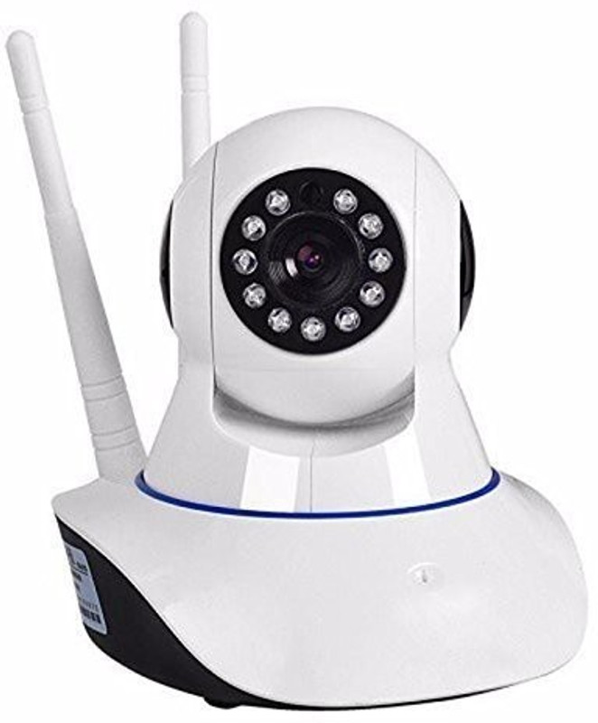 mobicell WiFi Wireless HD IP Security Camera CCTV [Watch LIVE Demo] (supports up to 128 GB SD card) [With Dual Antenna] Security Camera(500 GB, 1 Channel)