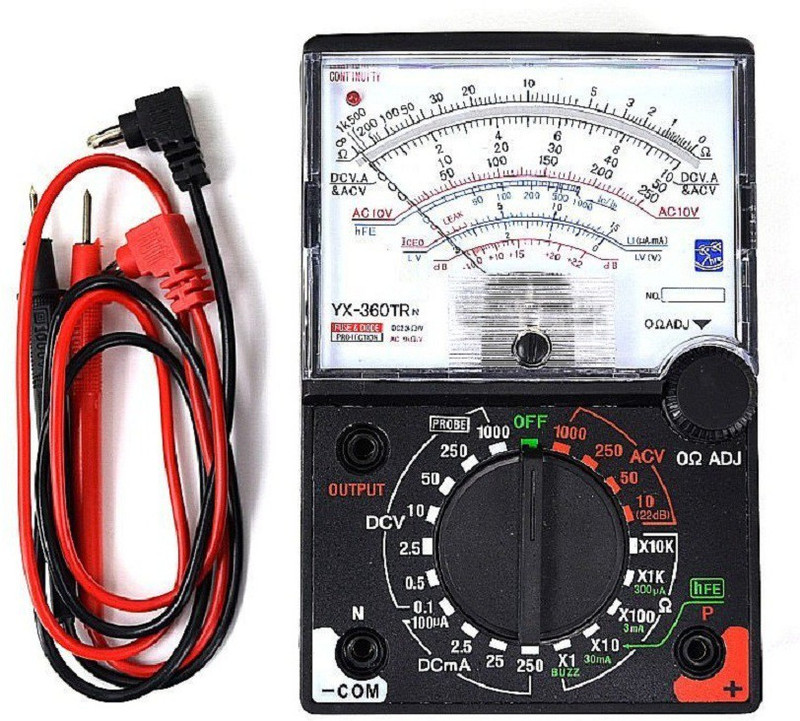 Brand one sunma analog multimeter Analog Multimeter(Multicolor 3200 Counts)
