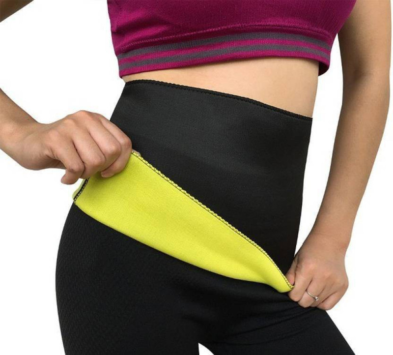 future fitness life Original Waist Trimmer Shaper For Men & Women Exercising Trainer Neoprene Sauna Sweat "XL" Slimming Belt (Black) Slimming Belt(Black)