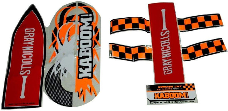 Gray Nicolls KABOOM Bat Sticker(Red)