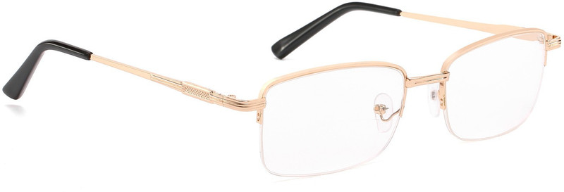 OPTIS Half Rim (+3.00) Square Reading Glasses(52 mm)