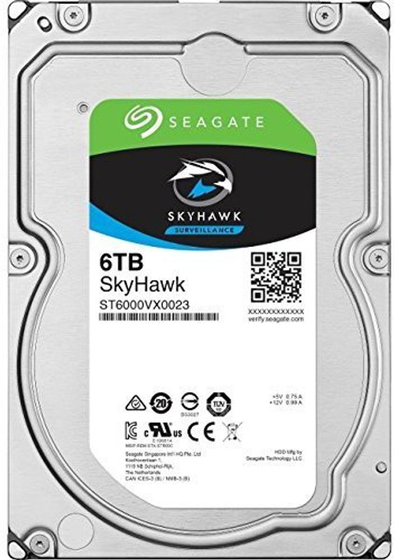 Seagate SKYHAWK SURVEILLANCE 6 TB Surveillance Systems Internal Hard Disk Drive (ST6000VX0023)