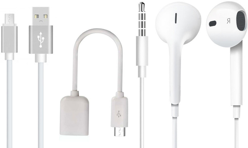 little monkey Cable Accessory Combo for DYNAMIC HD SOUND WITH BASS,AND FAST CHARGING DATA CABLE, VIVO, OPPO, SAMSUNG, REMI, HONOR, HTC, MOTO G, GEONEE, TECNO, LENOVO, ONE PLUS, IPHONE(Multicolor)