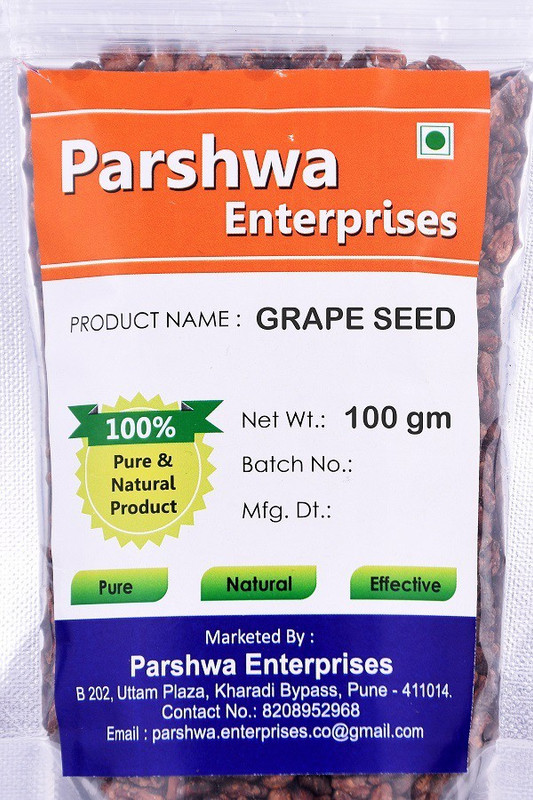 parshwa Parshwa Grape seed- 100 gm Seed(100 per packet)