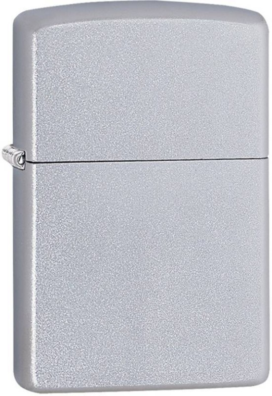ZIPPO 205 Satin Chrome Pocket Lighter(Silver)