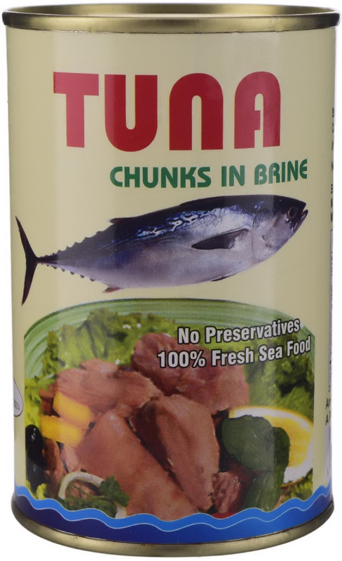 Sea Wonder (in Brine) TUNA Fish Chunks(450 g Pack of 1)