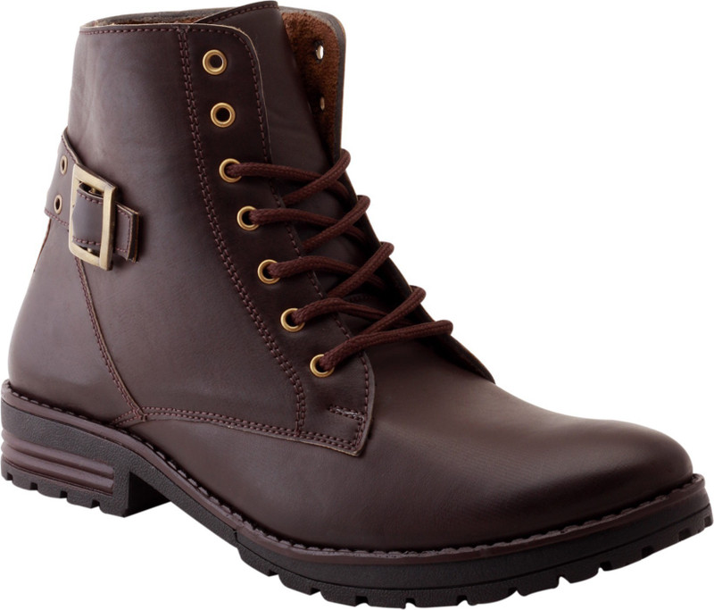 sketch sole SS101- stylish long boot(Brown) Boots For Men(Brown)