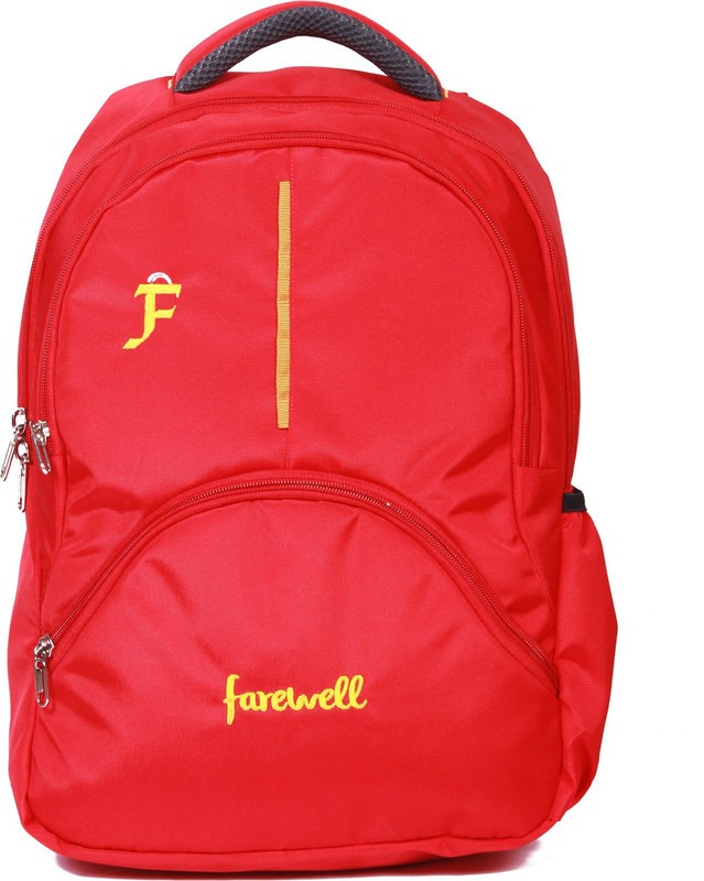 farewell backpack laptop travel and school 30 L Laptop Backpack(Red)