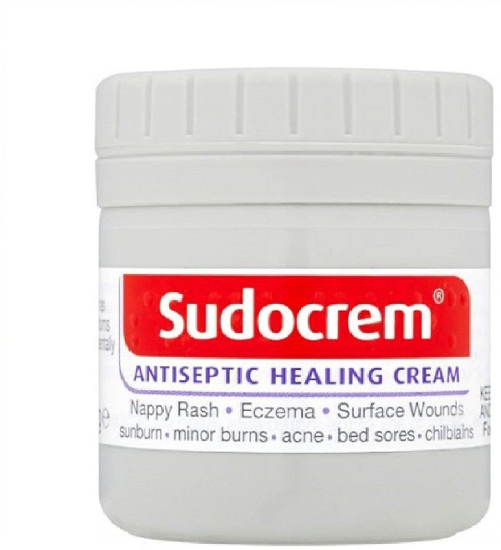 sudocream Antiseptic 250gm Healing ,nappy rash, cuts & grazes, eczema, acne, minor burns, sunburn, bedsores & chilblains cream(250 g)