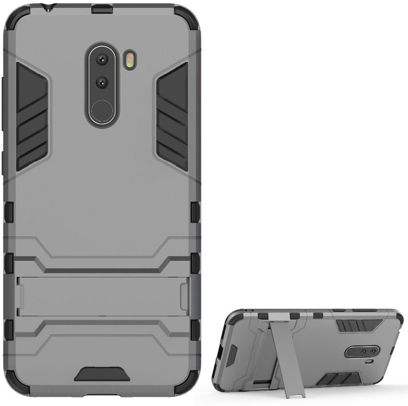 DMG Back Cover for POCO F1(Grey, Polycarbonate) DMG Back Cover for POCO F1(Grey, Polycarbonate)
