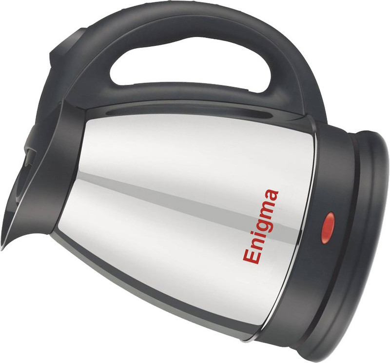 Enigma Water, Tea & Soups Stainless Steel 1.7 Litre Electric Kettle(1.7 L, Silver, Black)