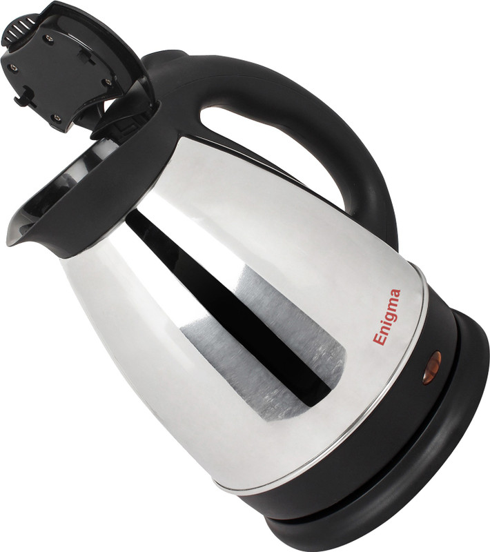 Enigma HQ02_High Quality Hot Water, Tea & Coffee Electric Kettle(1.7 L, Silver, Black)