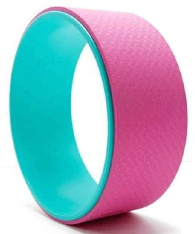 JERN Yoga Wheel Sports Wheel Thin Back Lower Back Training Pilates Circle Fitness Aid Pilates Ring(Pink)