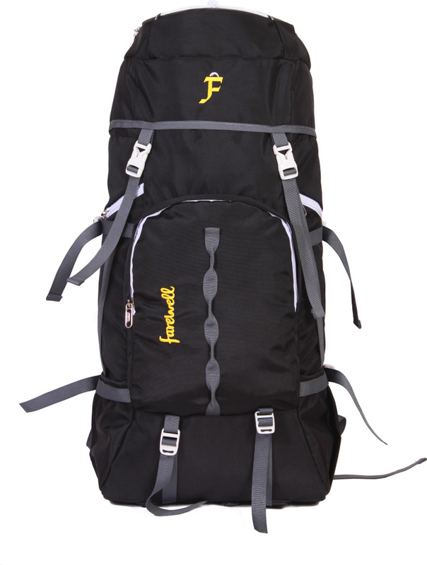 farewell 55L TRAVEL BACK PACK FOR OUTDOOR SPORT HIKING TRUKKING BAG CAMPING RUCKSACK 1 YEAR WARRENTY Rucksack  - 55 L(Black, Grey)
