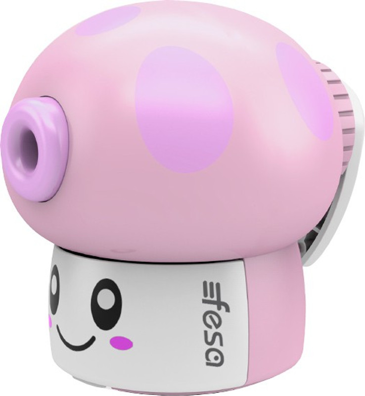 fesa The Mushroom Pink Mechanical Pencil Sharpeners(Set of 1, Pink)