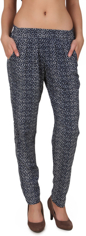One Femme Slim Fit Women Multicolor Trousers
