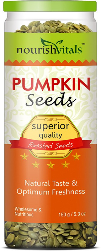 NourishVitals Roasted Pumpkin Seeds (Superior Quality)(150 g)