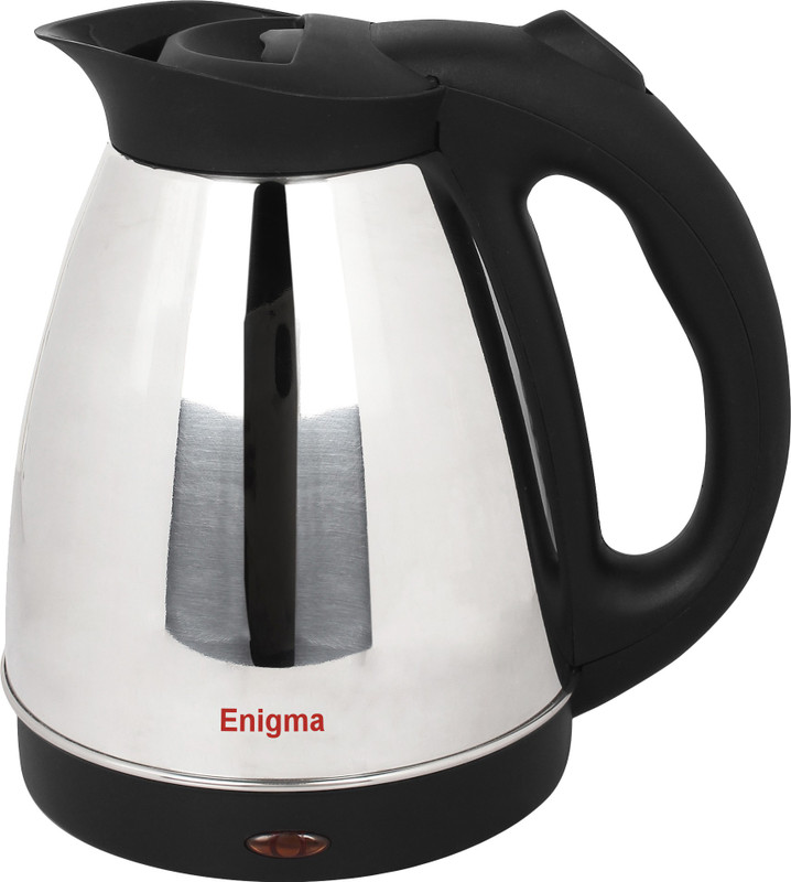 Enigma High Quality Water, Tea & Coffee Electric Kettle(1.7 L, Silver, Black)