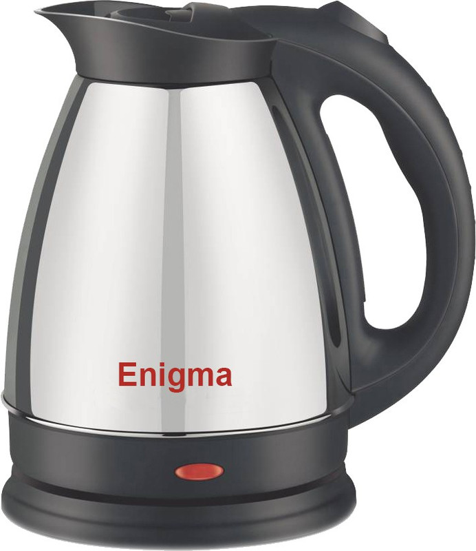 Enigma Water, Tea & Coffee Stainless Steel Electric Kettle(1.7 L, Silver, Black)