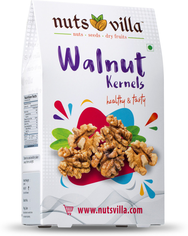 nutsvilla Premium Walnut Kernels Walnuts(250 g)
