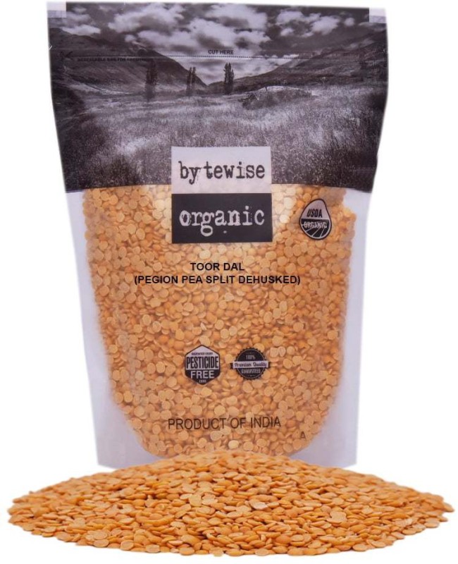 bytewise organic Unpolished Yellow Arhar Dal (Split)(1 kg)