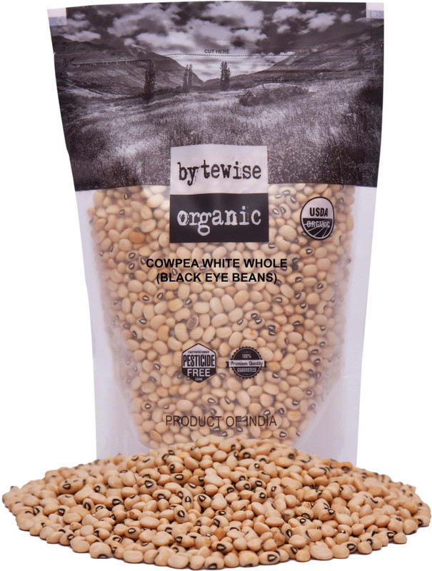bytewise organic White Black Eyed Beans (Whole)(1 kg) bytewise organic White Black Eyed Beans (Whole)(1 kg)