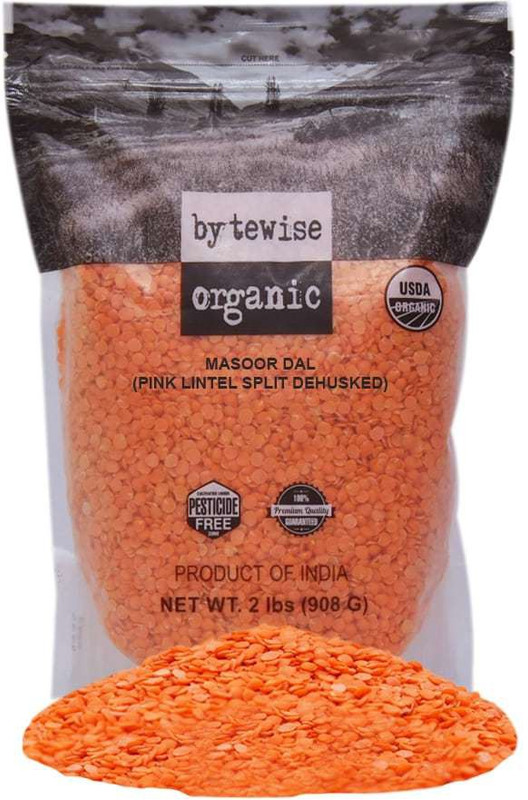 bytewise organic Unpolished Red Masoor Dal (Split)(500 g) bytewise organic Unpolished Red Masoor Dal (Split)(500 g)