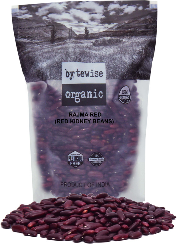 bytewise organic Red Rajma Kashmiri (Whole)(500 g) bytewise organic Red Rajma Kashmiri (Whole)(500 g)
