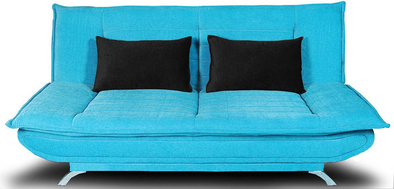 houzzcraft Double Solid Wood Sofa Bed(Finish Color - turquoise blue Mechanism Type - Fold Out)