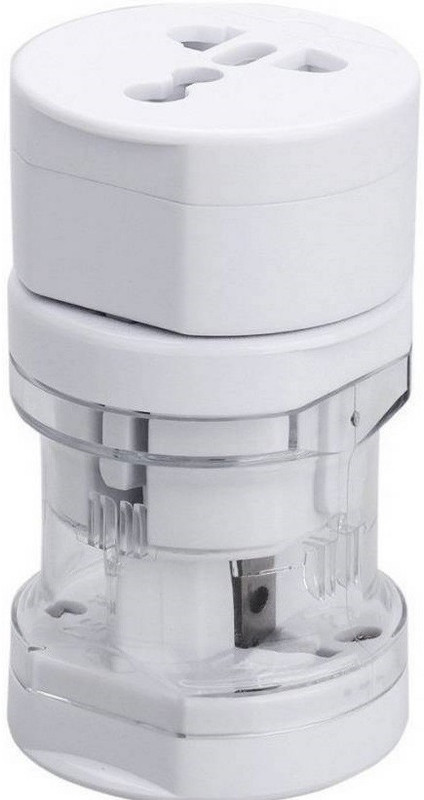 kreya International Travel Adapter All in One,Universal Worldwide International Multi-Socket Outlet Travel Adapter Worldwide Adaptor(White)