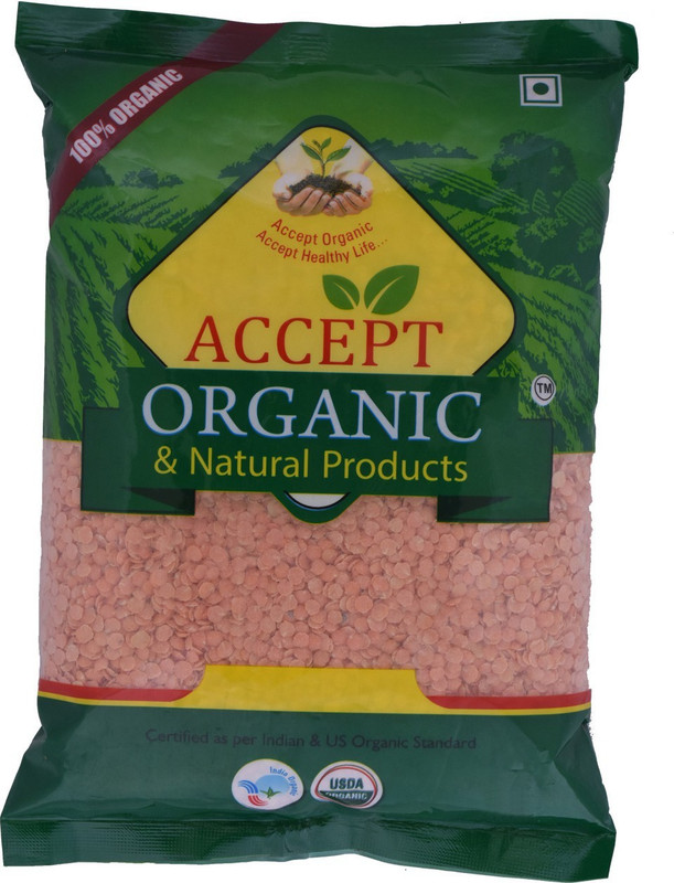 ACCEPT ORGANIC Unpolished Red Masoor Dal (Split)(500 g) ACCEPT ORGANIC Unpolished Red Masoor Dal (Split)(500 g)