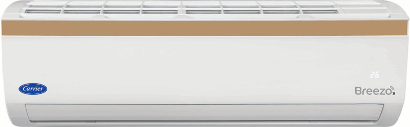 Carrier Hybridjet 1 Ton 3 Star Split Inverter AC with Wi-fi Connect - White(12K BREEZO INVERTER- 3 Star/CAI12BR3C8W0, Copper Condenser)