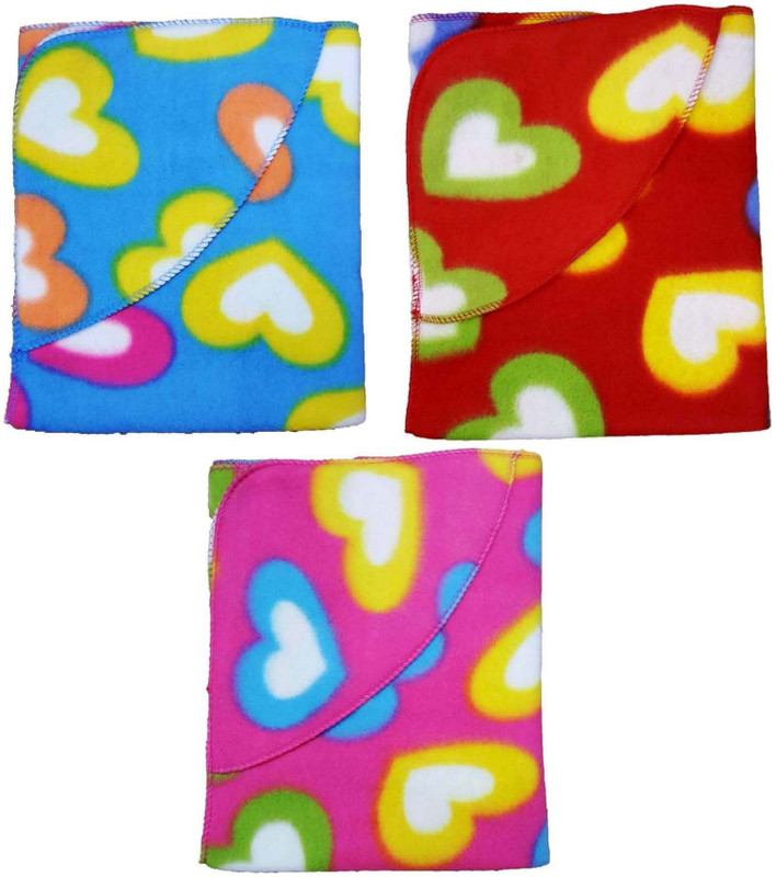 aroraonlinetraders Floral Crib Fleece Blanket(Polyester, NA)