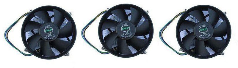Terabyte CPU Fan A94 Pack Of 3 Cooler(Black)