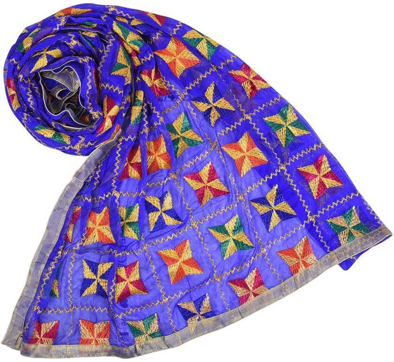 nivetas Chiffon Embroidered Women Dupatta