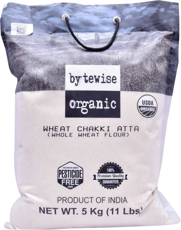 bytewise organic Wheat Chakki atta(5 kg)