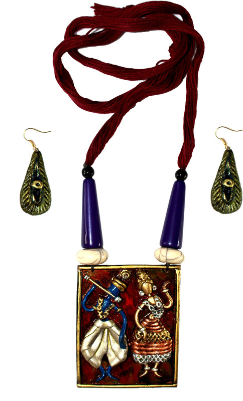 fariocity Terracotta Jewel Set(Multicolor)