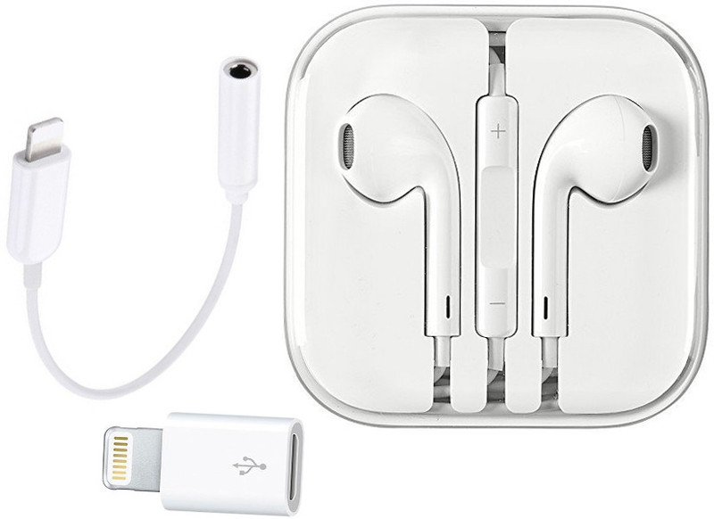 BJORK Headphone Accessory Combo for APPLE IPHONE 5(White)