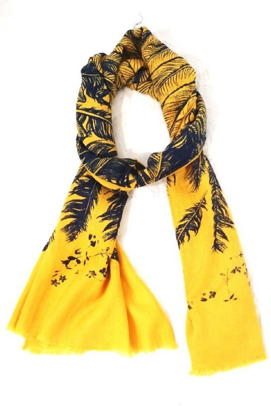 kushaan Printed Cotton Blend Women Stole, Scarf, Stole