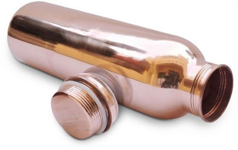 hum chale shopping 100% Real Copper Bottle for a Healthy Lifestyle 1000 Bottle(Pack of 1, Brown)