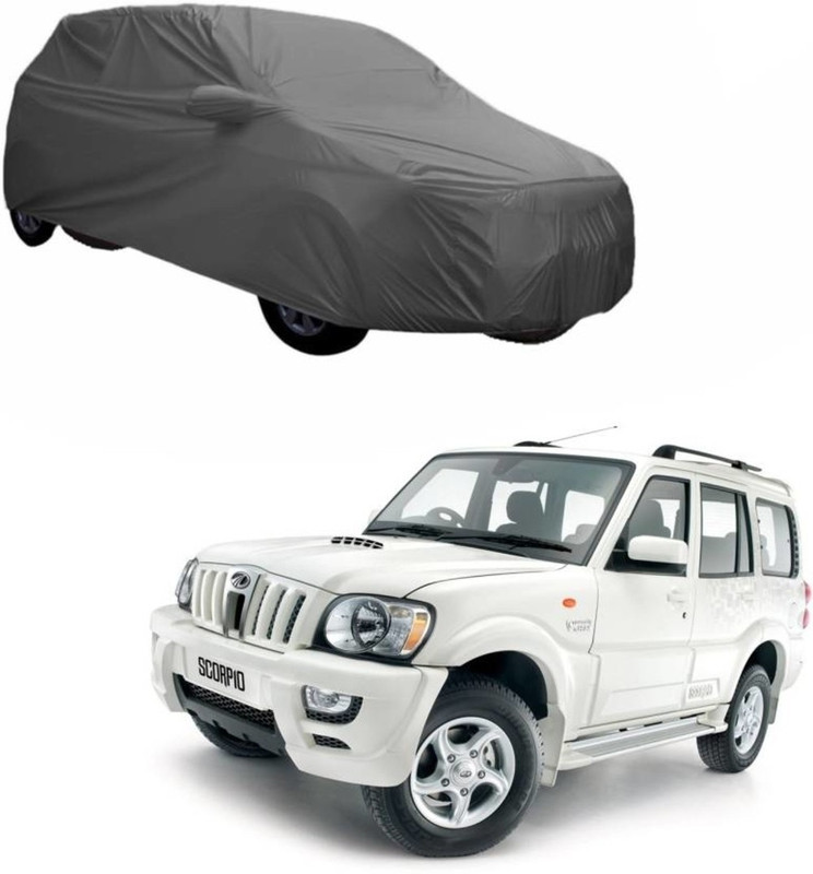 tgp group Car Cover For Mahindra Scorpio (Without Mirror Pockets)(Silver)