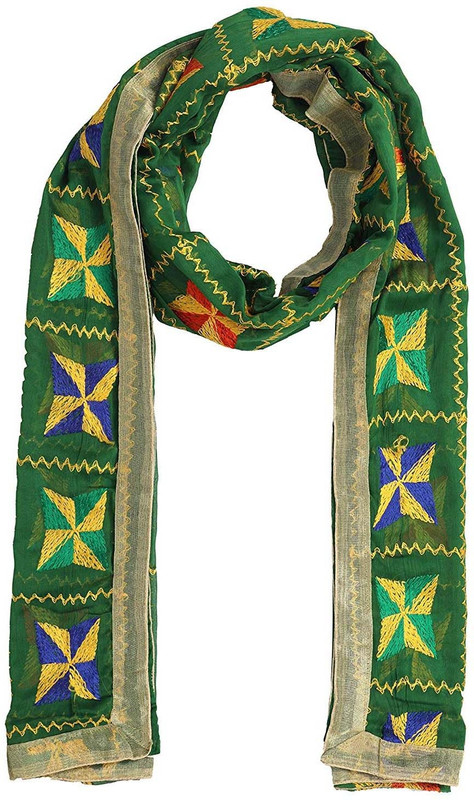 nivetas Chiffon Embroidered Women Dupatta
