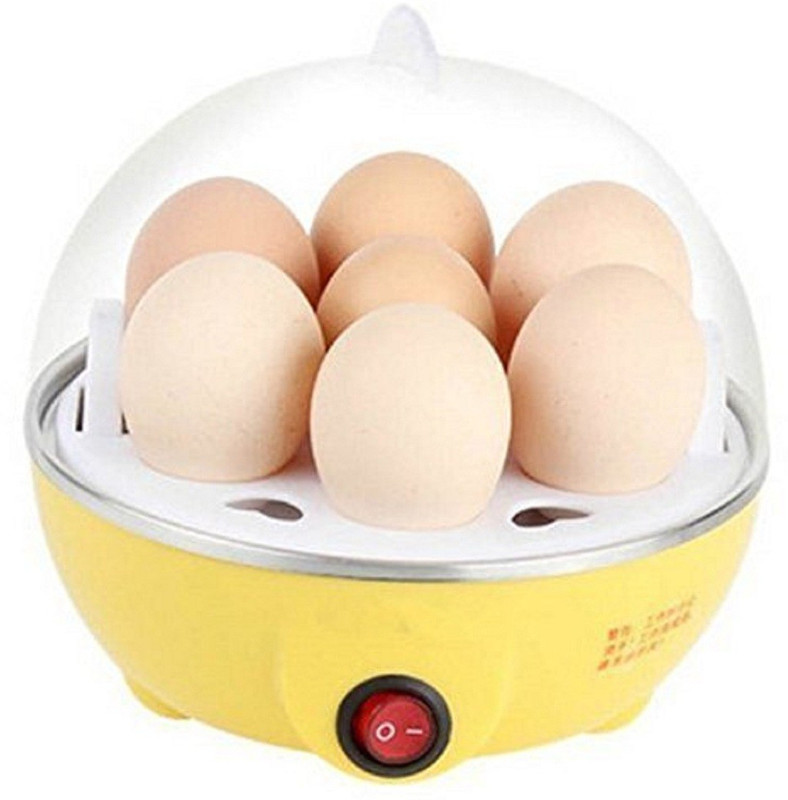 Whinsy Electric Boiler Steamer Poacher Egg Boiler Steamer 7 Egg -7 Egg Cooker (7 Eggs) Egg Cooker(Multicolor, 7 Eggs)