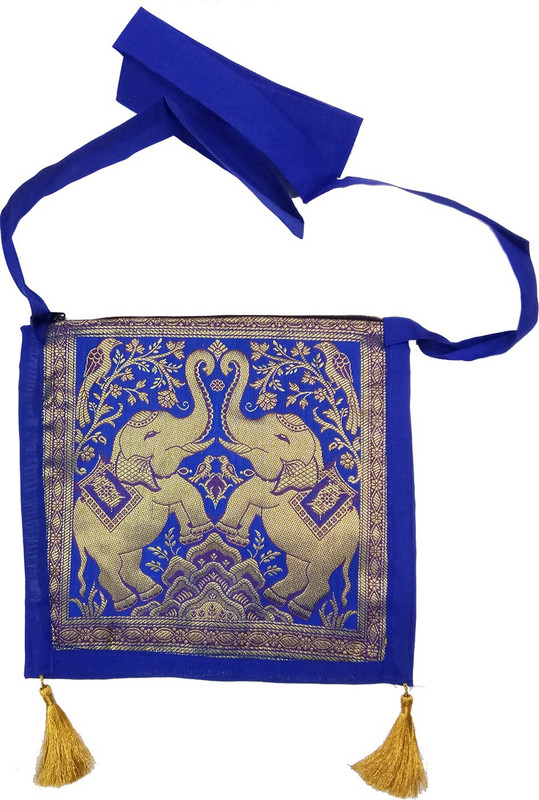 37thirtyseven Blue Sling Bag