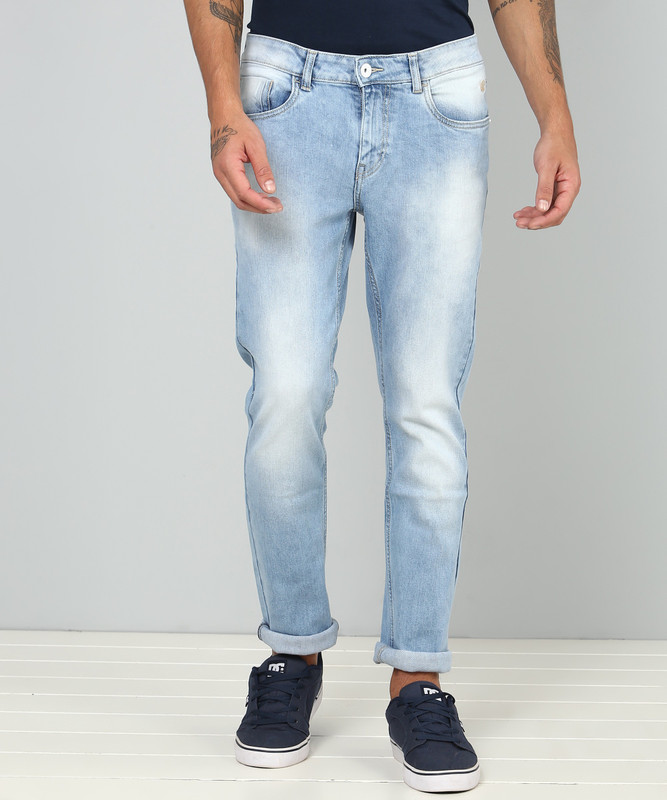 Flying Machine Slim Men Light Blue Jeans