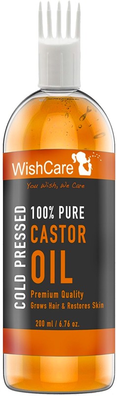 WishCare Premium Cold Pressed Castor Oil For Hair And Skin(200 ml)