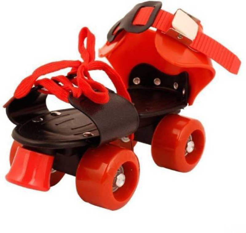 aleswick Shoe Racer Quad Roller Skates Quad Roller Skates - Size 16-22 UK (Red) Quad Roller Skates - Size 16-22 UK UK(Red)